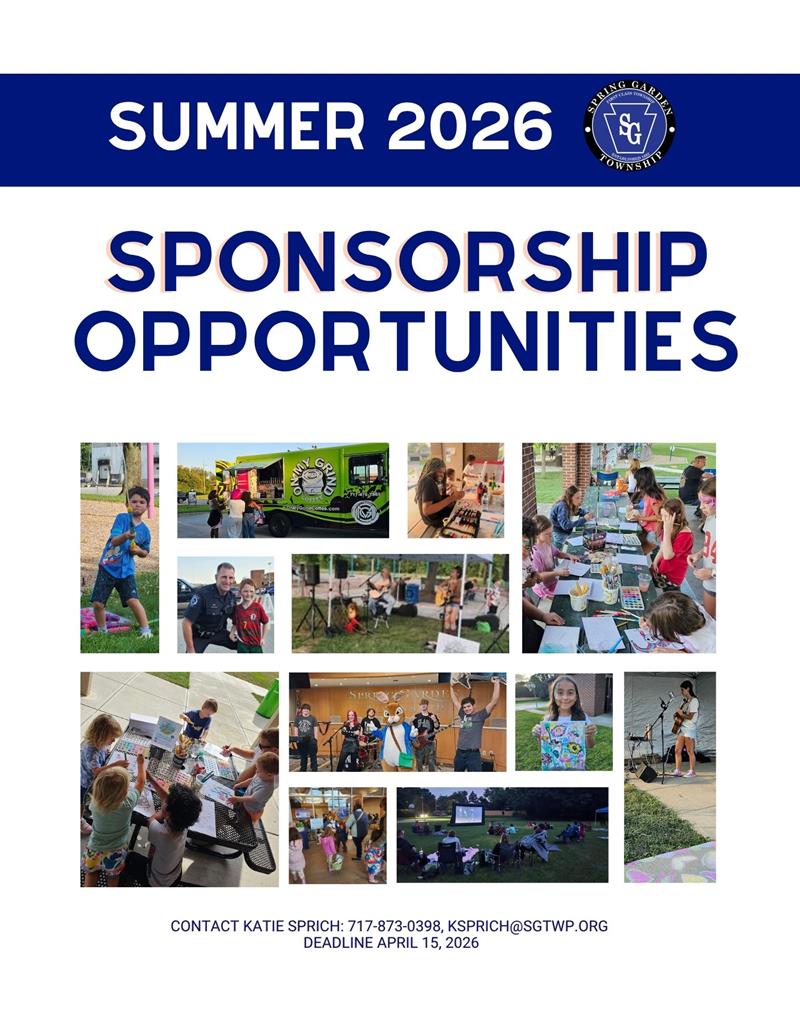 Sponsorship Cover Page with activity photos Sponsorship Cover Page with activity photos